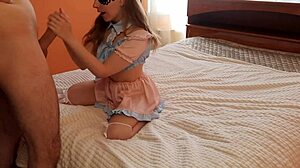 anime girl seduces her roommate in hentai