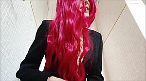 Gorgeous Italian Secretary Has Colitis