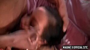 Bishop Delonte Slides His Dick Deep Inside Maxines Throat Cunt & Ass