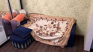 i watched mom set up sofa for wild anal banging.