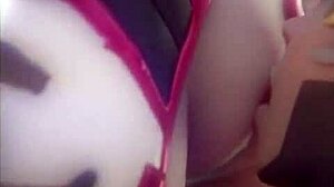 d va mercy and widowmaker share intimate lesbian moments