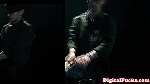 curious how hairy femdom eva lovia dominates her gimp?