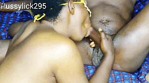 I licked pussy and sucked big black dick