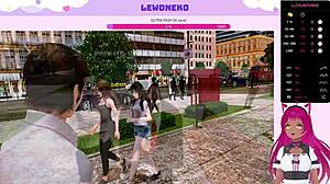 Vtuber Lewdneko is playing Harem Hotel part 1, it's so exciting
