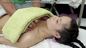 betty the pretty doll gets real pleasure from this sexmassage.