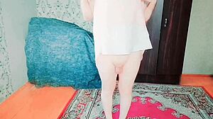 sissy crossdresser in sexy dress homemade video
