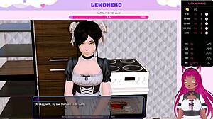 Vtuber Lewdneko is playing Harem Hotel part 1, it's so exciting