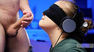 my best friend said let's play the taste game, but tricked me into swallowing cum - xsanyany.