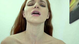 Skinny redhead teen at sex with big dick german guy?