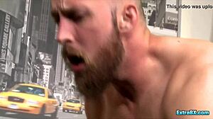 Gay pornstars suck big cocks before hardcore fucking.