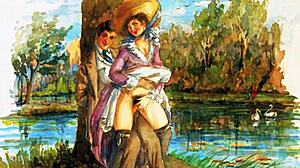 vintage erotic drawings with a steamy twist