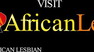 Nigeria and Ghana girls in hot lesbian play