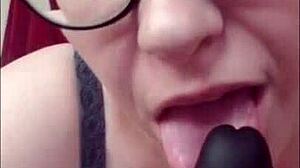 BBW Woman Engages in Sexting with Toys