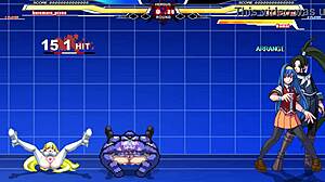 Kuromaru Battles Arcana Heart Intensely