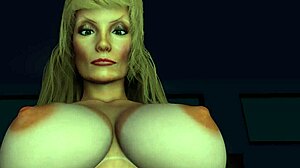 Mature Cougar Rides Dildo With Curvy Tits!