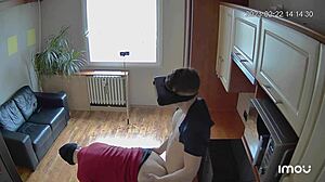 i watch skinny czech babe fuck on counter