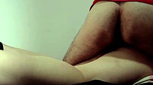 I fuk stepmother anal from side. Cum on her big as.