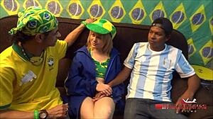 Argentinian pornstar melissa alecxander bent over for monster cock sex