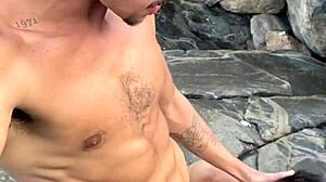 Beach Sex Adventure on Abrico Rocks in RJ