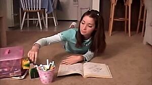 i'm poking a crayon inside my tight little cunt