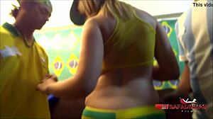 Argentinian pornstar melissa alecxander bent over for monster cock sex