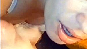 young wife enjoys time with work friend