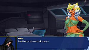 Star Wars Orange Trainer Part 51: Cosplay with Alien Sith Girls