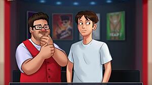 Homemade cartoon featuring big tits in summertime saga episode 191.