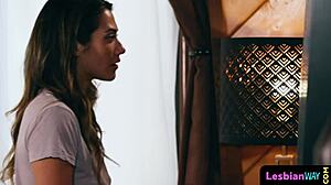 Glamour lesbians feast on wet pussy with erotic flair.