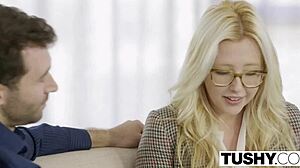 tushy blonde babe samantha rone tries first anal adventure