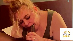 my step sister tries to deepthroat my big black cock in the car