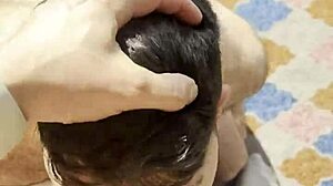 this little bear begged for my cock at home