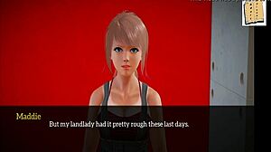 Redhead hentai babe gets wild in 3D erotic game.