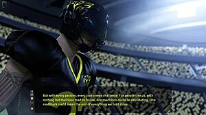 move the chains in this 3d anime bondage game, sexy mature girl tied up?