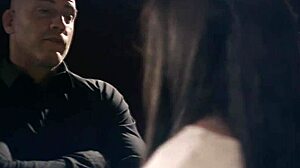 Grupo en doble penetración en la fiesta