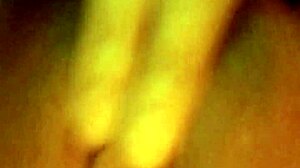 Horny slut cant take it she masturbates and cums