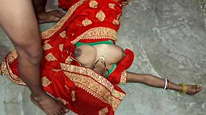 just married indian housewife gets wild during suhaagraat at home