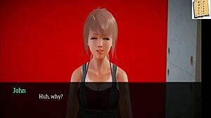 Redhead hentai babe gets wild in 3D erotic game.