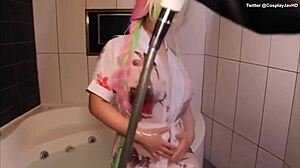 Kimetsu No Yaiba Mitsuru Cosplay Sex in Wild Anime Action on Twitter