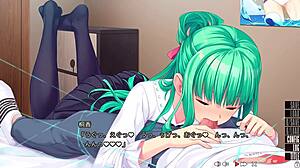 Kirika Plays Hentai Game With Small Breasts