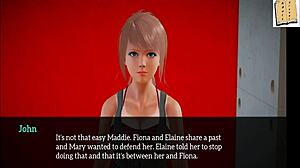 Redhead hentai babe gets wild in 3D erotic game.