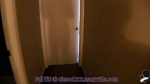 Goth Tattooed Stepsister Masturbates While Watching Old Man Cum In Mouth