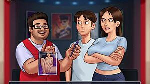 Homemade cartoon featuring big tits in summertime saga episode 191.