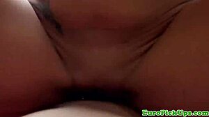 Euro GirlNextDoor Blonde Teen Fucks Cock for Cash in Public POV