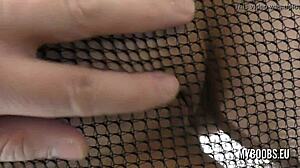 Busty teen spanked and blown in hotel bondage