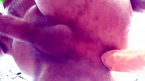 Gay gringo takes dildo in public forest