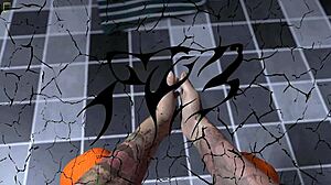 move the chains in this 3d anime bondage game, sexy mature girl tied up?