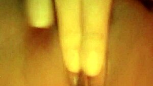 Horny slut cant take it she masturbates and cums