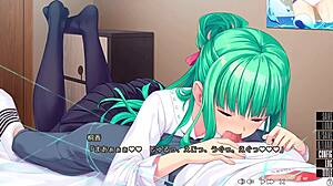 Kirika Plays Hentai Game With Small Breasts