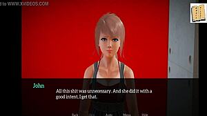 Redhead hentai babe gets wild in 3D erotic game.